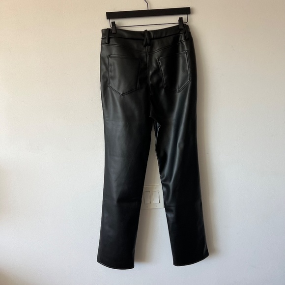 Good American Good Icon Faux Leather Pants - Picture 10 of 16